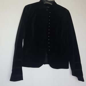 VTG Will Smith Velvet Military Blazer SZ 8